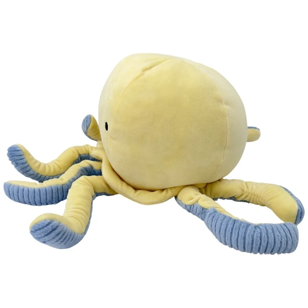 Pillowfort Weighted Jellyfish Plush 17in Yellow Blue Sensory Stuffed Animal